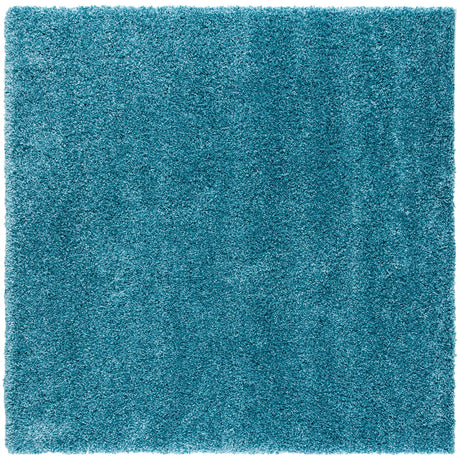 Safavieh Shag 4'-0" x 4'-0" Rug in Turquoise