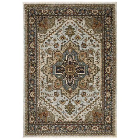 Oriental Weavers Sphinx Aberdeen 1144W Ivory/Blue Rugs - main flat
