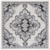 Safavieh Tulum 6'-7" x 6'-7" Rug in Ivory / Black