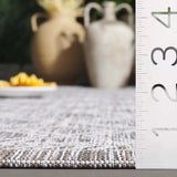 Safavieh Courtyard 4'-0" x 5'-7" Rug in Ivory / Beige Grey