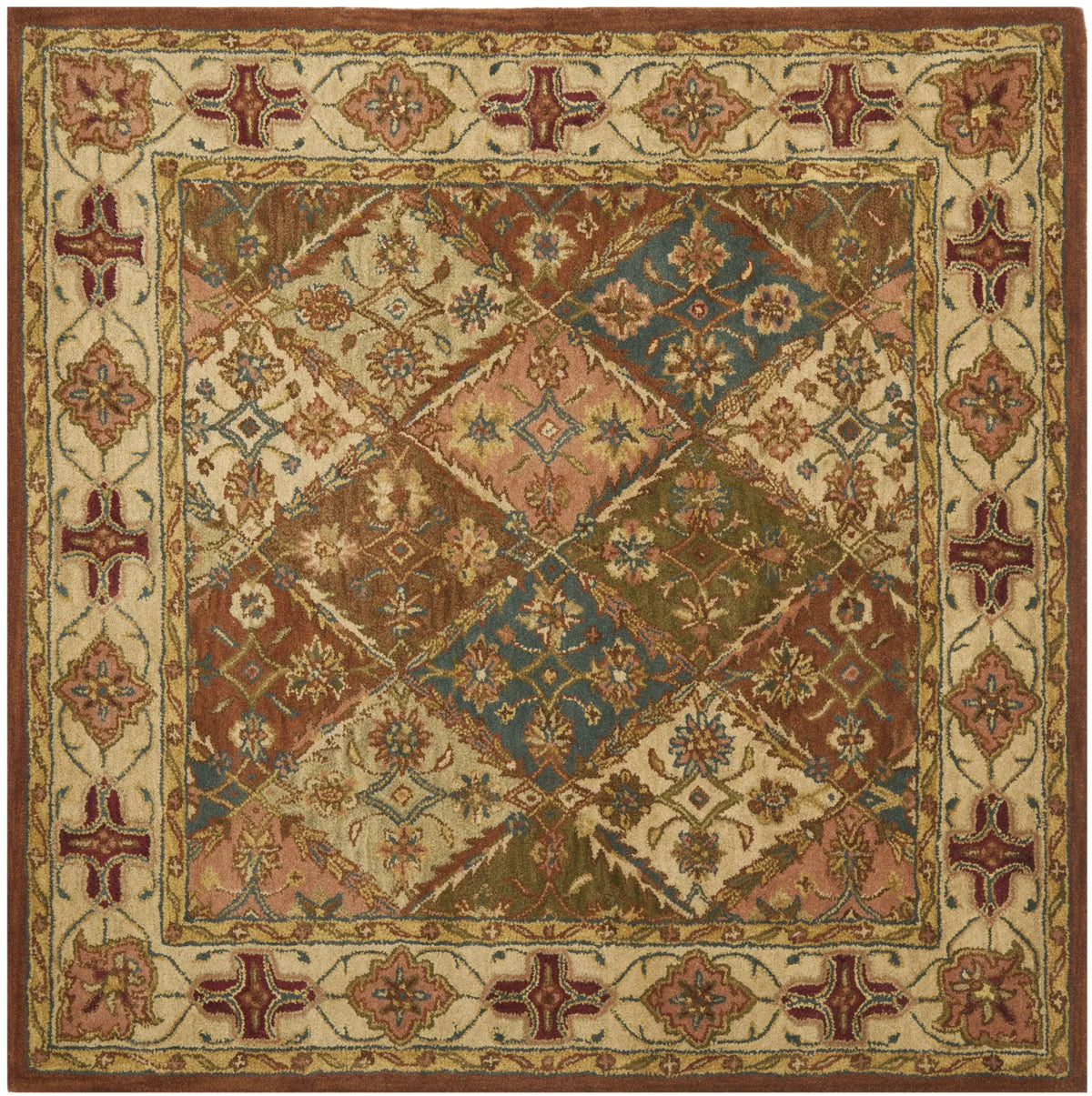 Safavieh Heritage 6'-0" x 6'-0" Rug in Beige / Beige