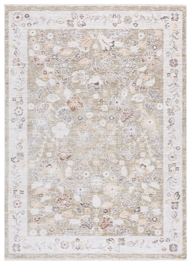 Safavieh Martha Stewart Adeline 4'-0" x 6'-0" Rug in Green / Ivory