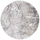 Safavieh Meadow 500 6'-7" x 6'-7" Rug in Light Grey / Dark Grey