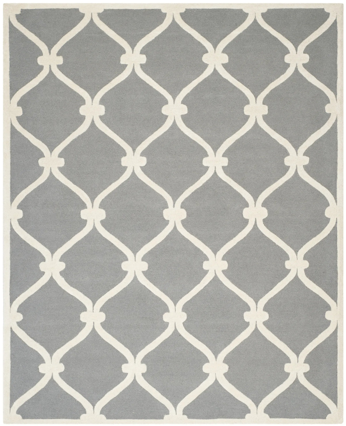 Safavieh Cambridge 10'-0" x 14'-0" Rug in Dark Grey / Ivory