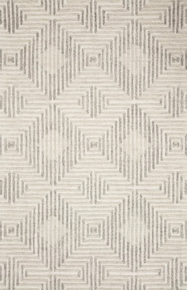 Loloi Ehren Ehr-02 Grey / Silver Rugs - main flat