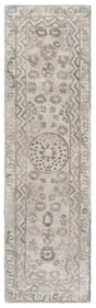 Safavieh Anatolia 2'-3" x 8'-0" Rug in Light Grey / Sage