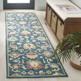 Safavieh Metro 2'-3" x 8'-0" Rug in Dark Grey / Red