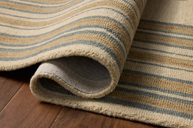 Chris Loves Julia x Loloi Alfie ALF-05 Natural / Multi Rug - pile height