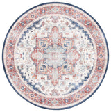 Safavieh Arizona 6'-0" x 6'-0" Rug in Rust / Dark Blue