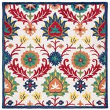 Safavieh Blossom 6'-0" x 6'-0" Rug in Ivory / Green