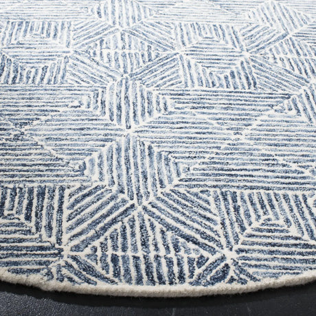 Safavieh Abstract 6'-0" x 6'-0" Rug in Blue / Ivory