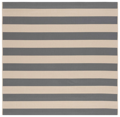 Safavieh Courtyard 6'-7" x 6'-7" Rug in Beige / Grey