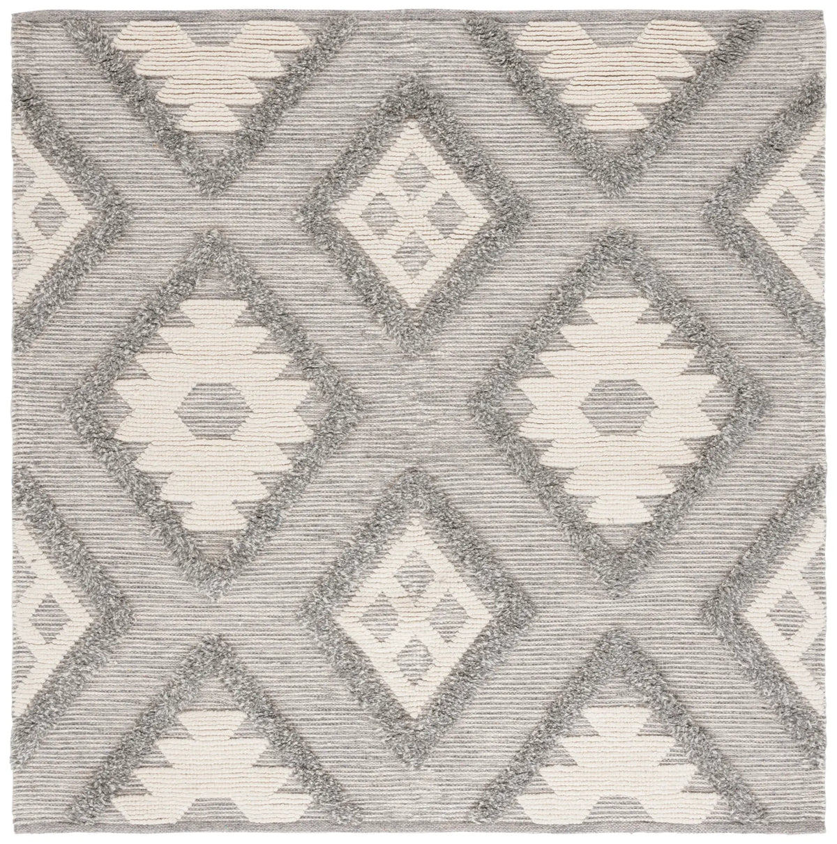 Safavieh Natura 6'-0" x 6'-0" Rug in Grey / Ivory