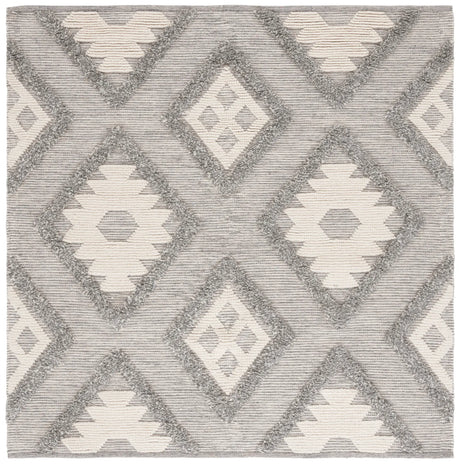 Safavieh Natura 6'-0" x 6'-0" Rug in Grey / Ivory