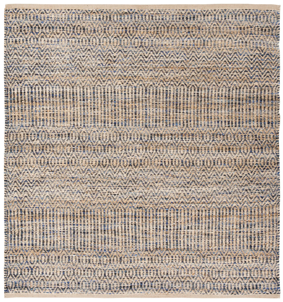 Safavieh Cape Cod 6'-0" x 6'-0" Rug in Navy / Natural