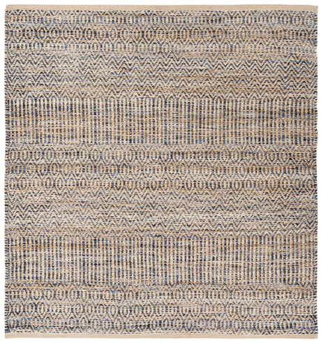 Safavieh Cape Cod 6'-0" x 6'-0" Rug in Navy / Natural
