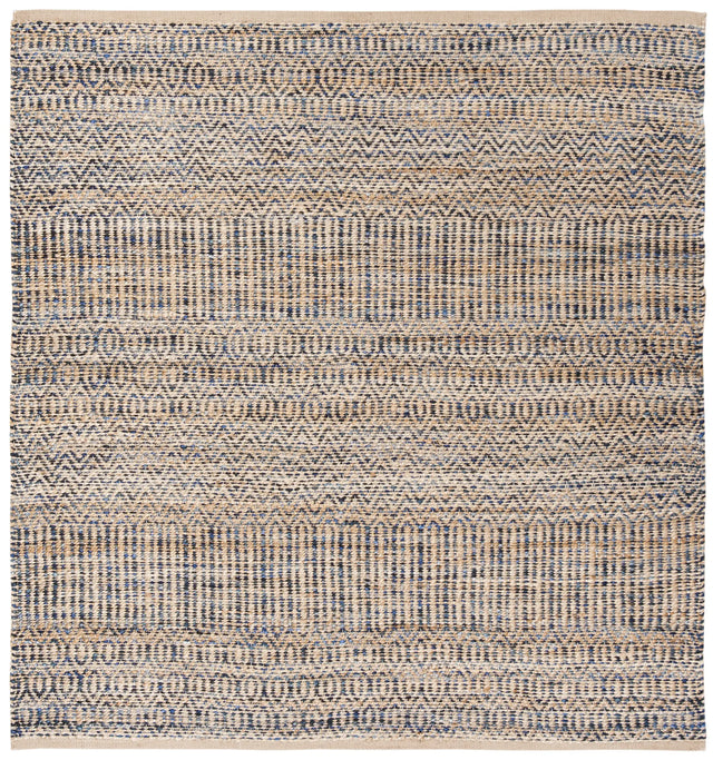 Safavieh Cape Cod 6'-0" x 6'-0" Rug in Navy / Natural