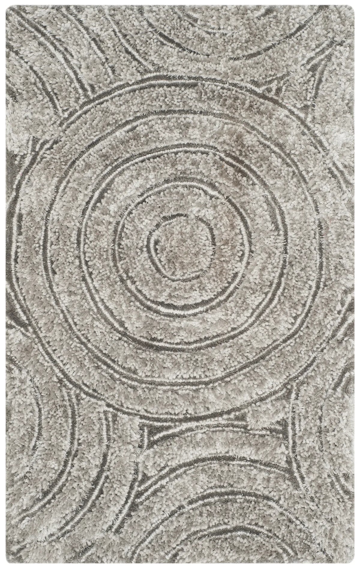 Safavieh South Beach Shag 2'-3" x 4'-0" Rug in Silver