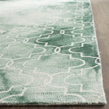 Safavieh Dip Dye 8'-0" x 10'-0" Rug in Green / Ivory