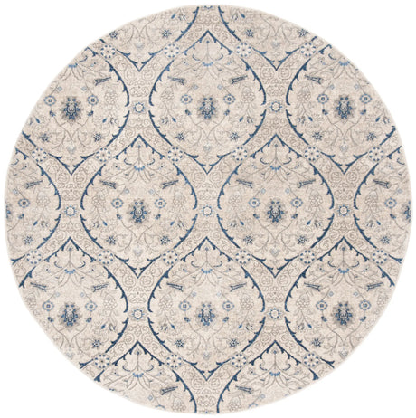 Safavieh Brentwood 6'-7" x 6'-7" Rug in Light Grey / Blue