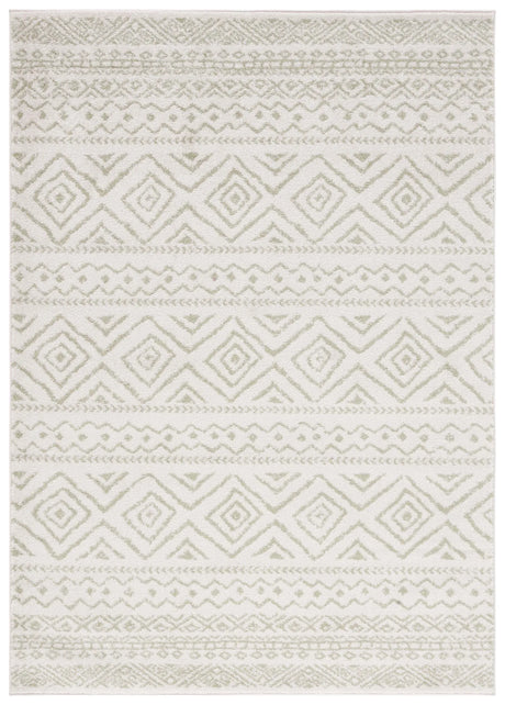 Safavieh Tulum 4'-0" x 6'-0" Rug in Ivory / Sage