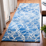 Safavieh Dip Dye 2'-3" x 8'-0" Rug in Ivory / Blue