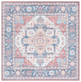 Safavieh Arizona 6'-0" x 6'-0" Rug in Rust / Blue