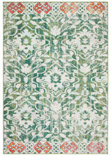 Safavieh Madison 4'-0" x 6'-0" Rug in Green / Ivory