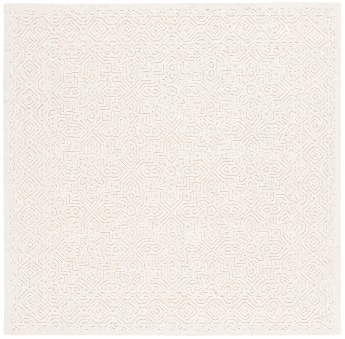 Safavieh Textural 6'-0" x 6'-0" Rug in Ivory
