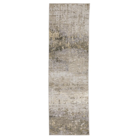 Oriental Weavers Nebulous 001H9 Beige/ Grey Rug - runner