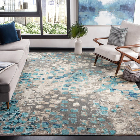 Safavieh Madison 10'-0" x 14'-0" Rug in Grey / Blue