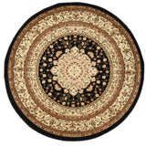 Safavieh Lyndhurst 5'-3" x 5'-3" Rug in Black / Ivory