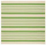 Safavieh Courtyard 6'-7" x 6'-7" Rug in Green / Beige