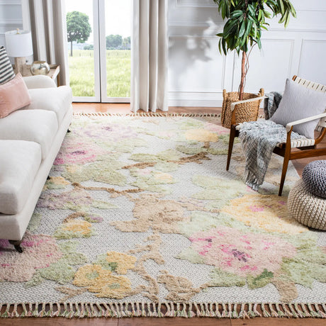 Safavieh Kenya 6'-0" x 9'-0" Rug in Pink / Grey