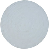 Safavieh Braided 6'-0" x 6'-0" Rug in Light Blue