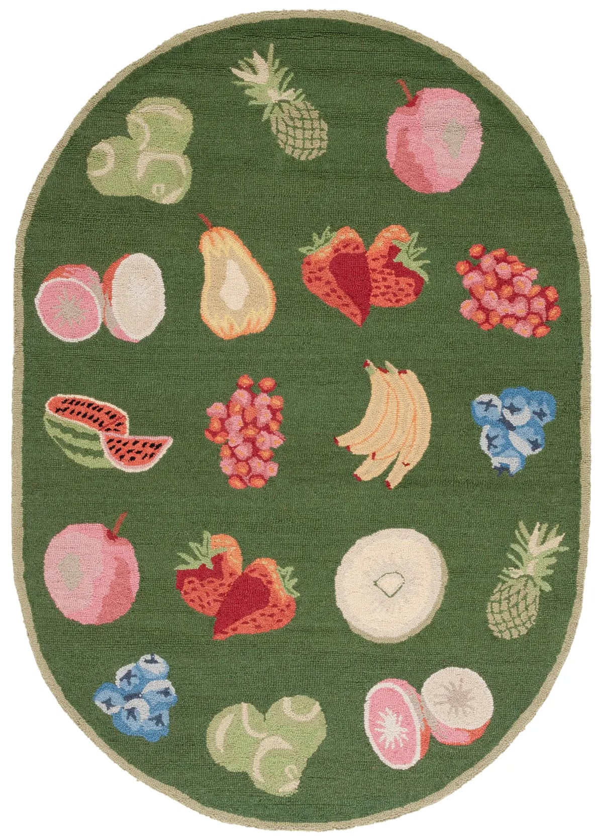 Safavieh Chelsea 4'-6" x 6'-6" Rug in Hunter Green