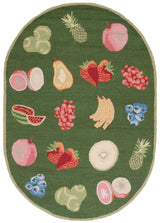 Safavieh Chelsea 4'-6" x 6'-6" Rug in Hunter Green