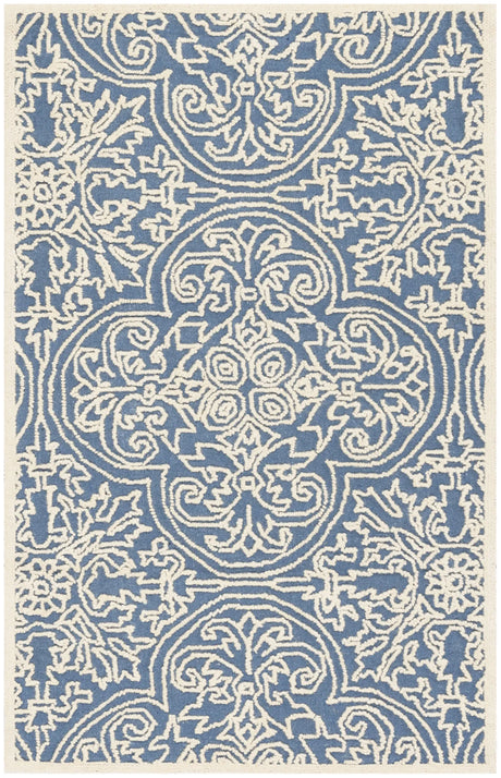 Safavieh Trace 3'-0" x 5'-0" Rug in Blue / Ivory