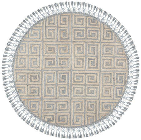 Safavieh Sahara 6'-0" x 6'-0" Rug in Grey / Beige