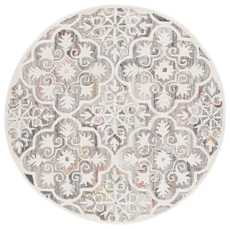 Safavieh Metro 6'-0" x 6'-0" Rug in Red / Ivory