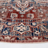 Safavieh Vintage Persian 6'-7" x 6'-7" Rug in Rust / Navy