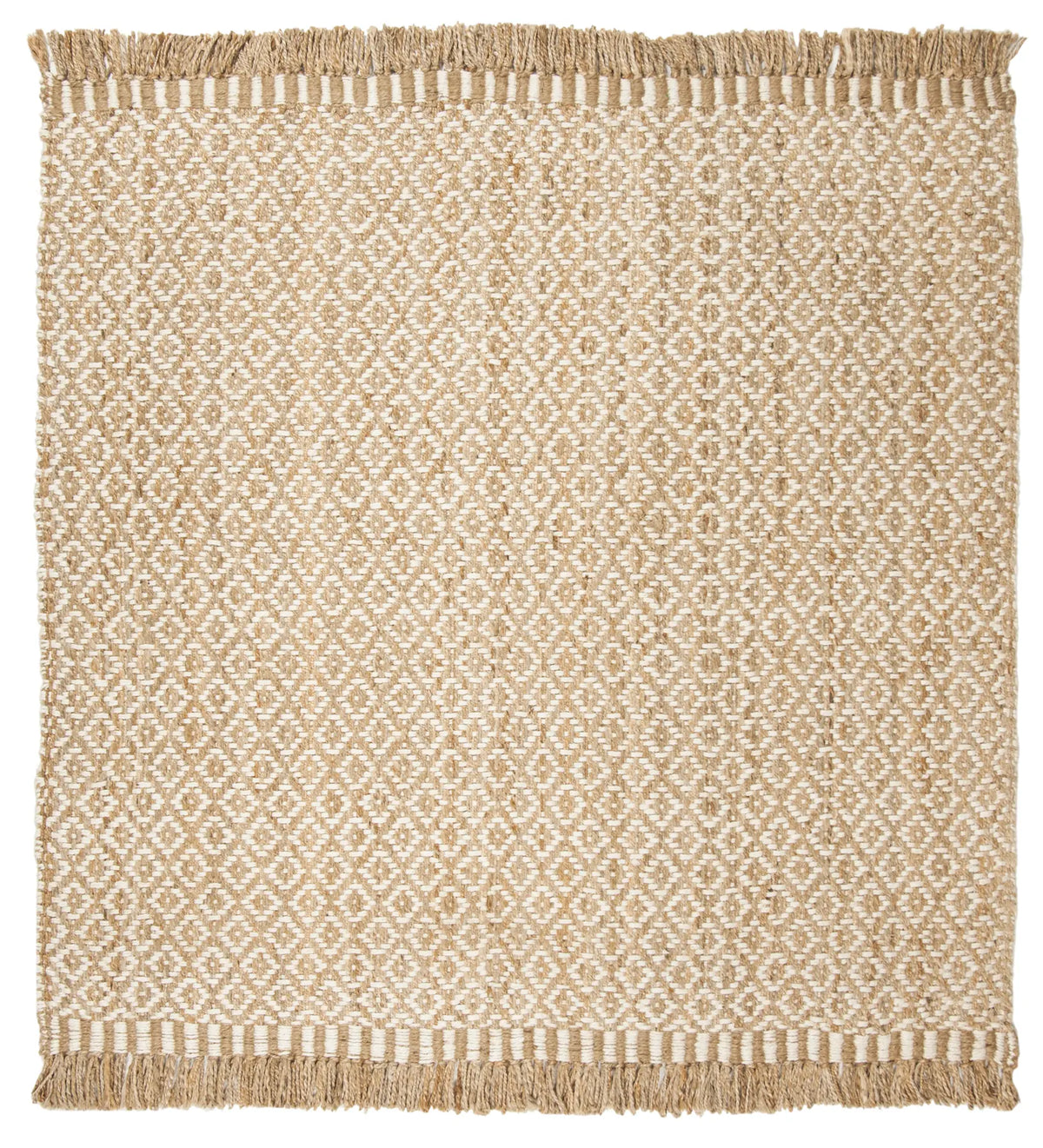 Safavieh Natural Fiber 7'-0" x 7'-0" Rug in Natural / Ivory