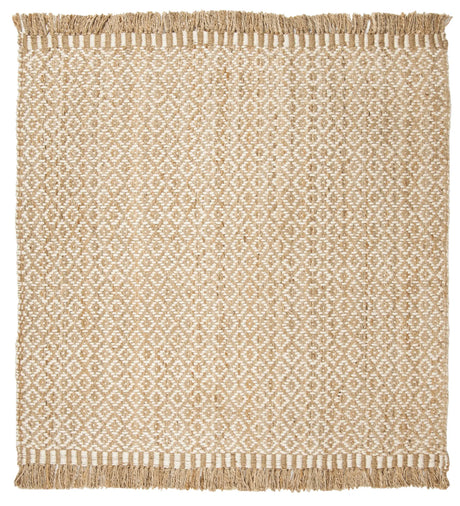Safavieh Natural Fiber 7'-0" x 7'-0" Rug in Natural / Ivory