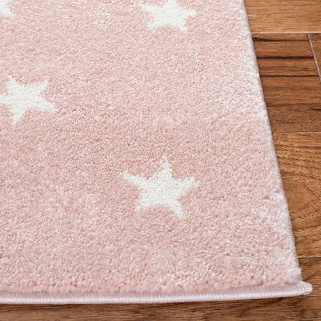 Safavieh Carousel Kids 100 4'-0" x 6'-0" Rug in Pink / Grey