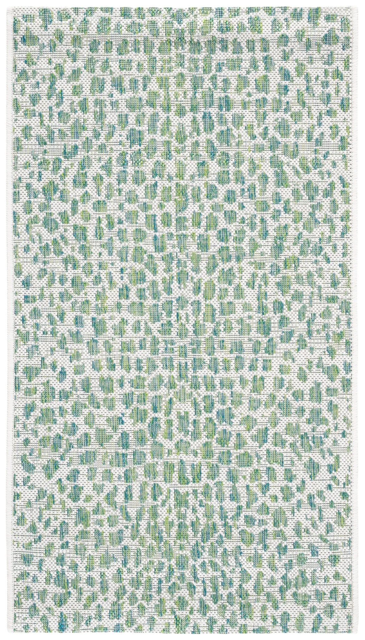 Safavieh Courtyard 2'-0" x 3'-7" Rug in Ivory / Green