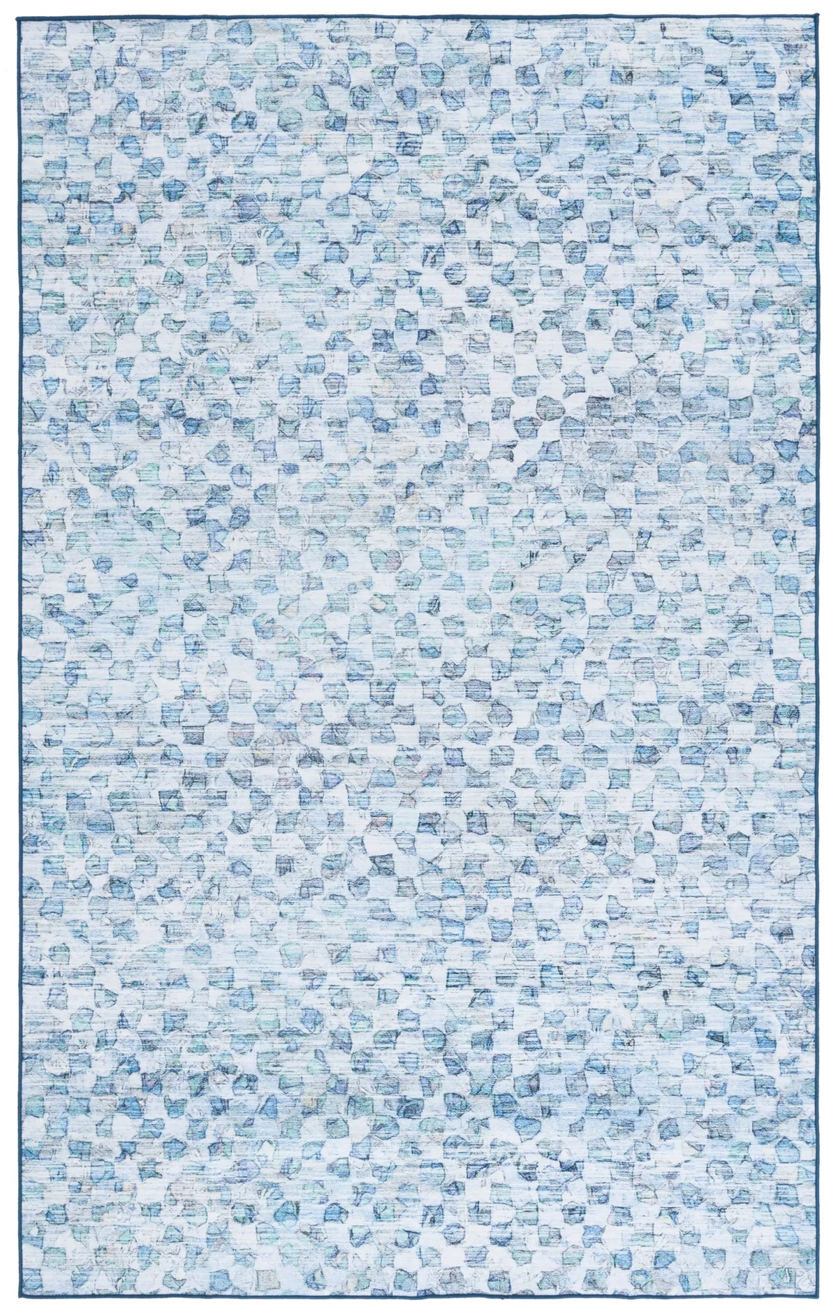 Safavieh Malibu 4'-0" x 6'-0" Rug in Grey / Aqua