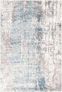 Chandra Dawn DAW-52303 Blue / Gray / White rug, flat view