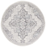 Safavieh Tulum 6'-7" x 6'-7" Rug in Ivory / Grey