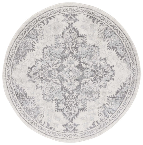 Safavieh Tulum 6'-7" x 6'-7" Rug in Ivory / Grey