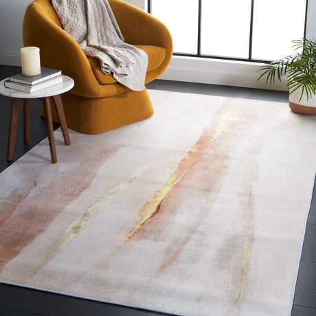 Safavieh Tacoma 4'-0" x 6'-0" Rug in Beige / Gold